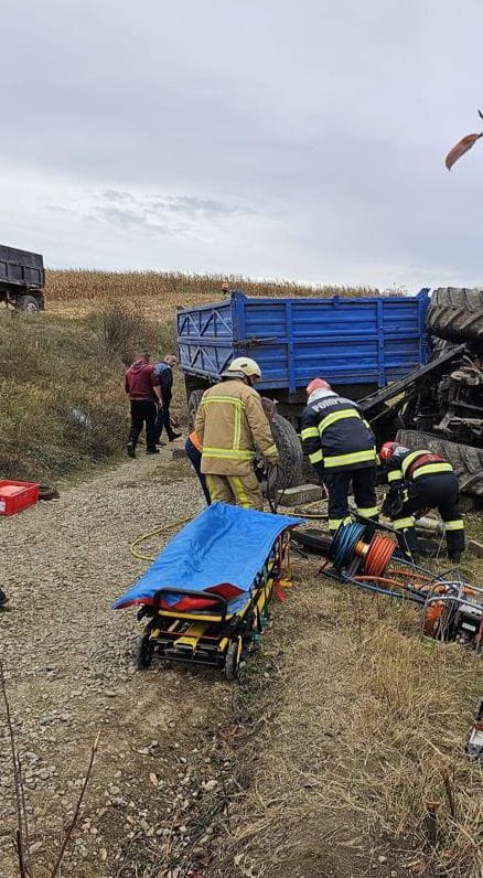 Bărbat zdrobit de propriul tractor, la Șeulia Bărbat zdrobit de propriul tractor, la Șeulia