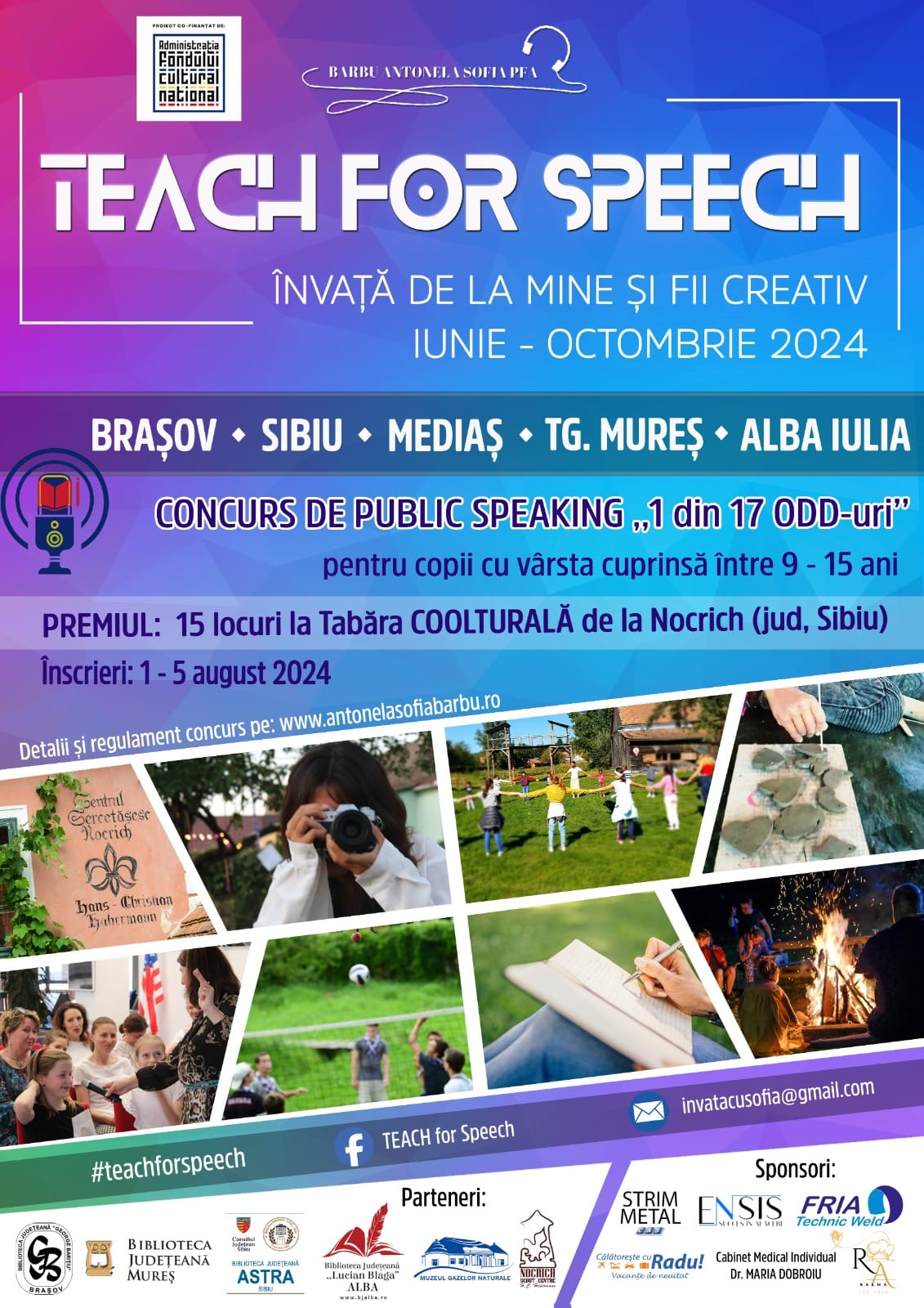 TEACH FOR SPEECH – Concurs de public speaking cu tema „1 din 17 ODD-uri” TEACH FOR SPEECH – Concurs de public speaking cu tema „1 din 17 ODD-uri”