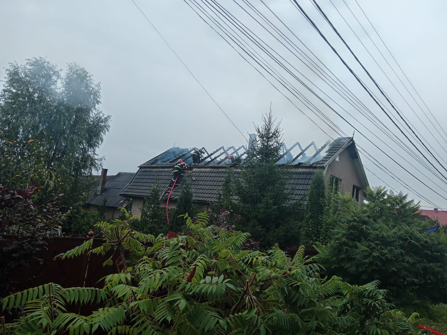 Incendiu de locuință la Solovăstru Incendiu de locuință la Solovăstru
