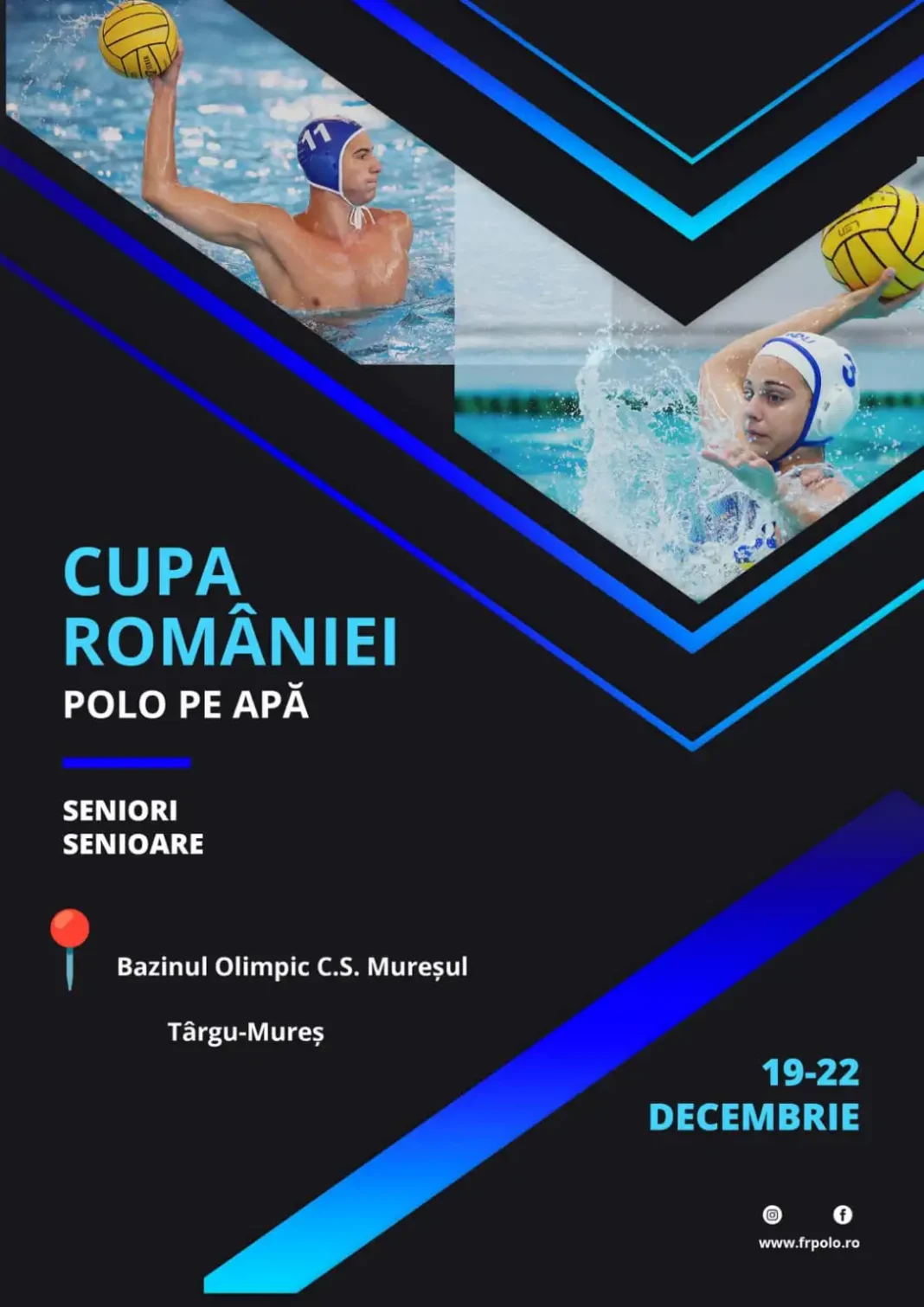 Cupa României la Polo pe apă va avea loc LA TÂRGU MUREȘ Cupa României la Polo pe apă va avea loc LA TÂRGU MUREȘ