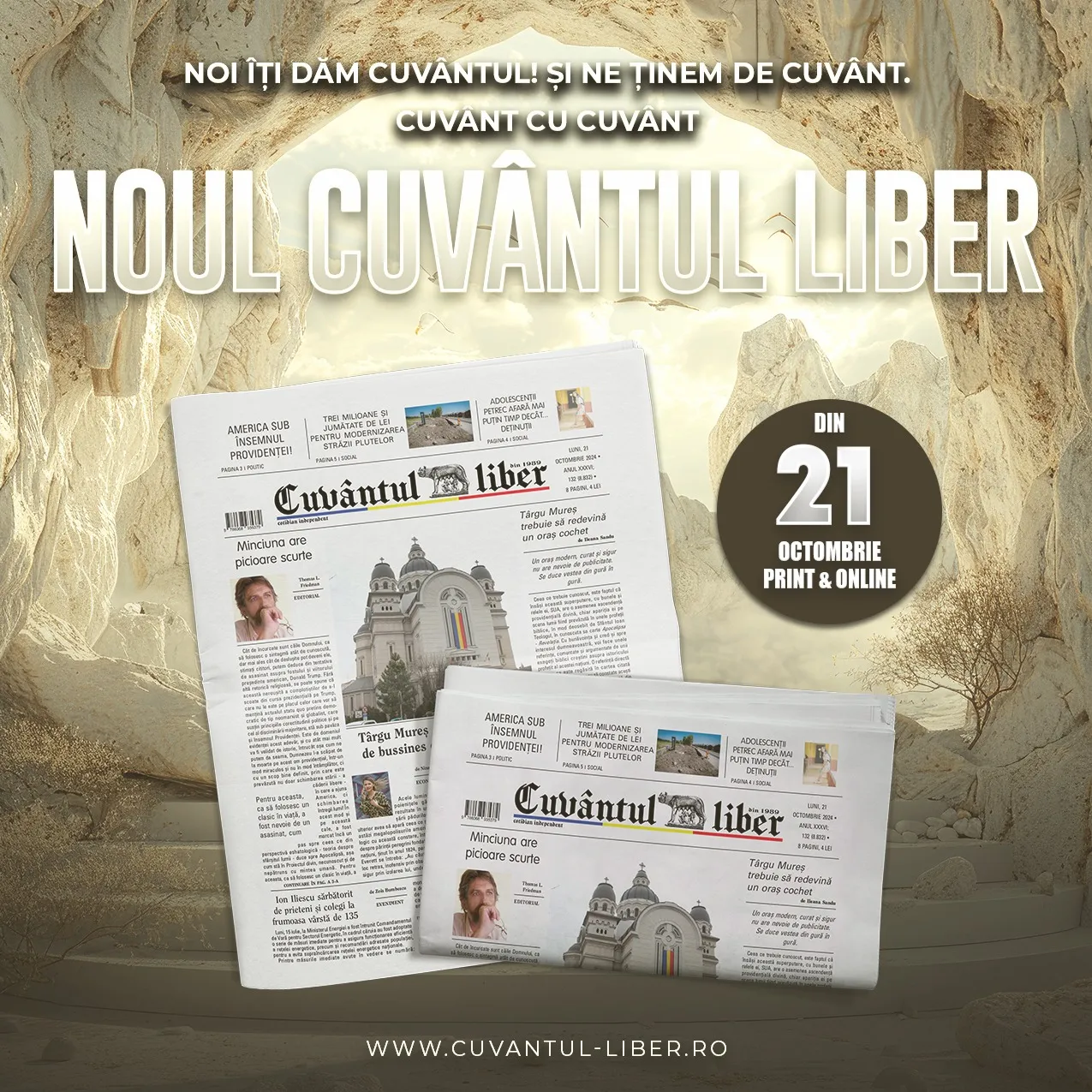 Primul ziar liber al județului Mureș a revenit! Primul ziar liber al județului Mureș a revenit!