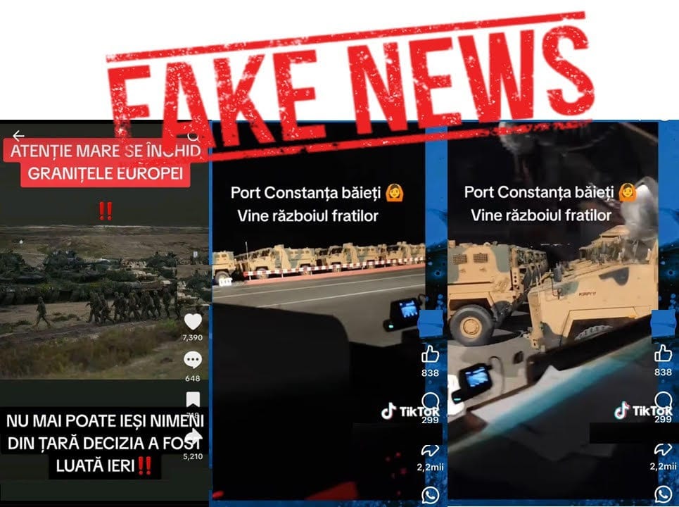 🔺️Noi dezinformări în mediul online 🔺️Noi dezinformări în mediul online