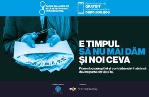 Lansarea campaniei naționale de prevenire a corupției: „E TIMPUL SĂ NU MAI DĂM ȘI NOI CEVA” Lansarea campaniei naționale de prevenire a corupției: „E TIMPUL SĂ NU MAI DĂM ȘI NOI CEVA”