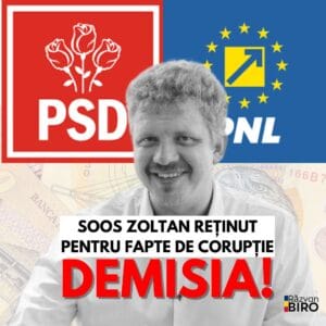 AUR Mureș solicită demisia primarului Soós Zoltan! AUR Mureș solicită demisia primarului Soós Zoltan!