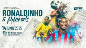 Ronaldinho, legenda fotbalului mondial, vine la Sports Festival 2025! Ronaldinho, legenda fotbalului mondial, vine la Sports Festival 2025!