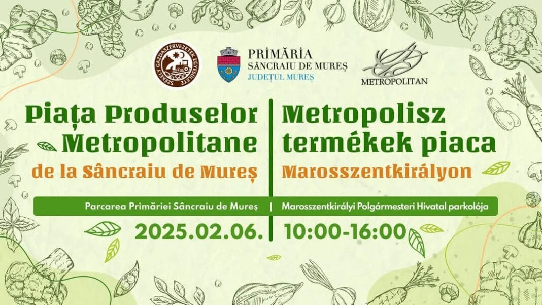 Sâncraiu de Mureș găzduiește primul eveniment „Piața Produselor Metropolitane”! 🏘️🎉 Sâncraiu de Mureș găzduiește primul eveniment „Piața Produselor Metropolitane”! 🏘️🎉