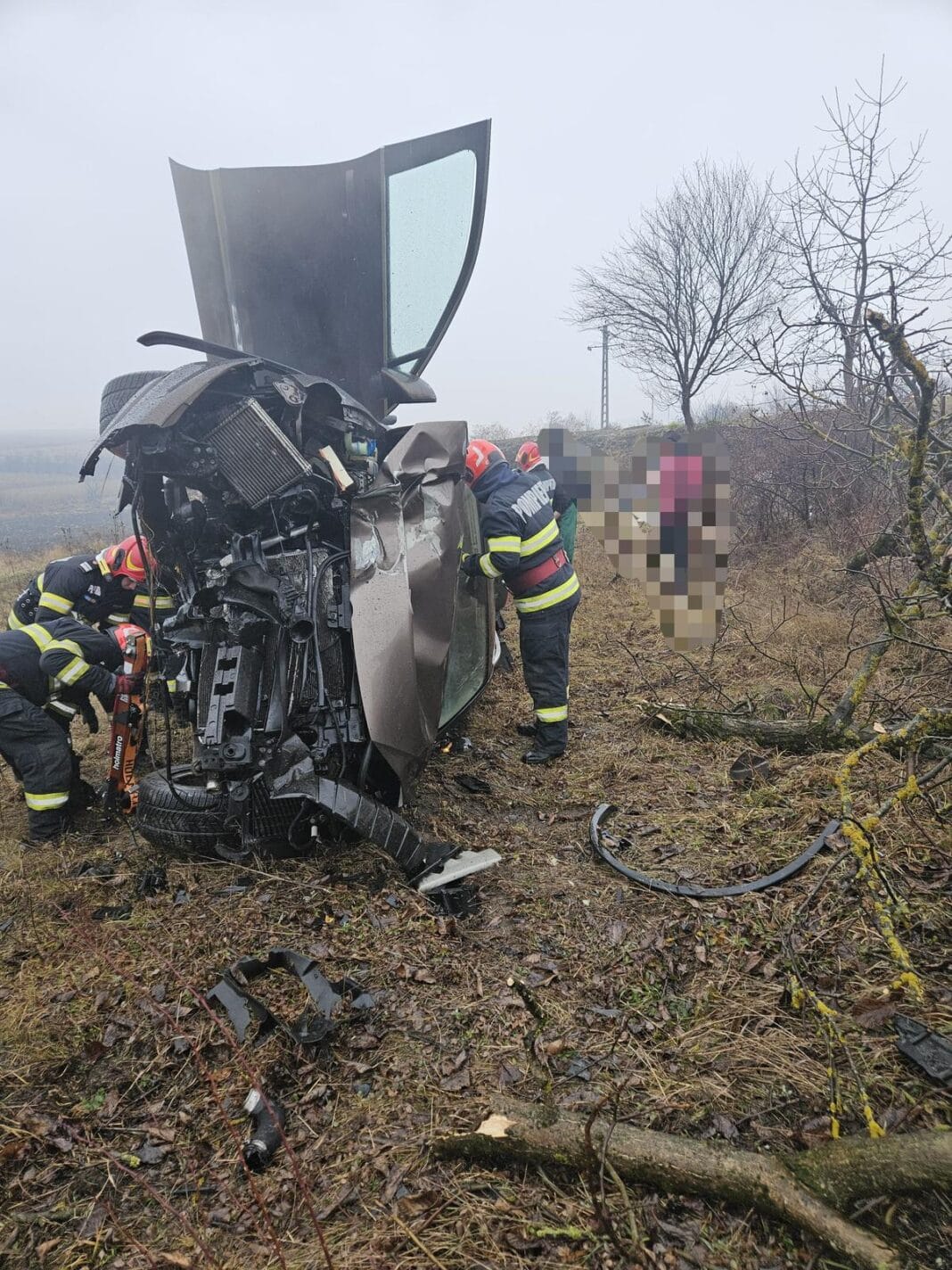 Accident rutier între localitățile Breaza și Sântu Accident rutier între localitățile Breaza și Sântu