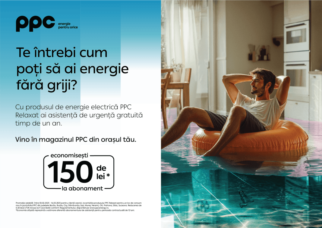 Invitație la relaxare din partea PPC Energie cu o ofertă dedicată clienților noi din județul Mureș Invitație la relaxare din partea PPC Energie cu o ofertă dedicată clienților noi din județul Mureș