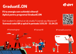 Am dat startul înscrierilor pentru GraduatE.ON, ediția 19! Am dat startul înscrierilor pentru GraduatE.ON, ediția 19!