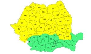 Mai bine de jumate din România sub cod galben de ploi Mai bine de jumate din România sub cod galben de ploi