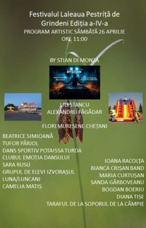 Festivalul „Laleaua Pestriță de Grindeni” – o celebrare a naturii, tradiției și comunității rurale Festivalul „Laleaua Pestriță de Grindeni” – o celebrare a naturii, tradiției și comunității rurale