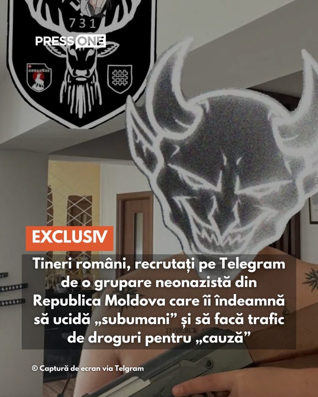 Tineri români racolați pe Telegram, de o grupare neonazistă Tineri români racolați pe Telegram, de o grupare neonazistă