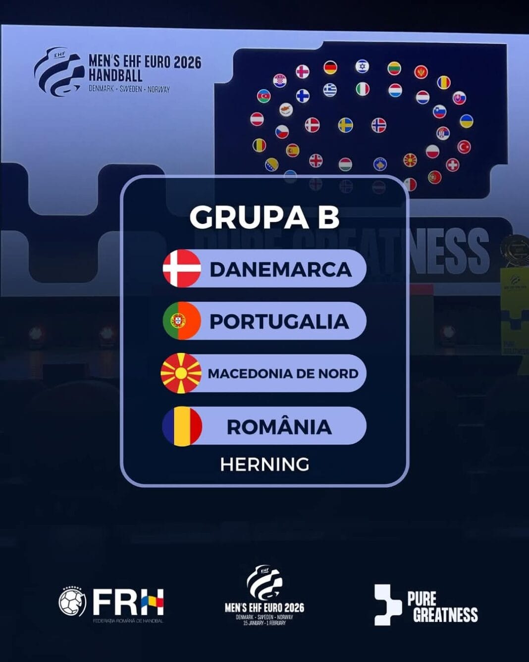 ‼️ România și-a aflat adversarii de la EURO 2026! ‼️ România și-a aflat adversarii de la EURO 2026!