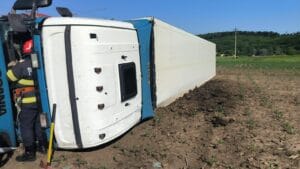 Accident la Saschiz Accident la Saschiz