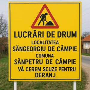 Lucrări la Sânpetru de Câmpie: DC 110B închis temporar pentru reparații și întreținere sânpetru de câmpie