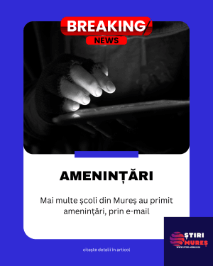 Amenințări la școli în Mureș: autoritățile au intervenit prompt Amenințări la școli în Mureș: autoritățile au intervenit prompt