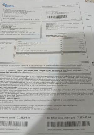 Factura RECORD la Targu Mures – Curentul electric a devenit un lux Factura RECORD la Targu Mures – Curentul electric a devenit un lux