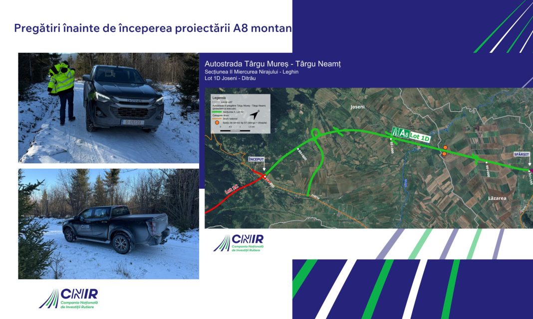 Pregătiri pentru un nou lot din Autostrada A8, care va lega Mureșul de Moldova