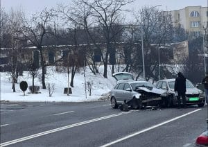 Autoturisme făcute praf, la Târgu Mureș accident târgu mureș