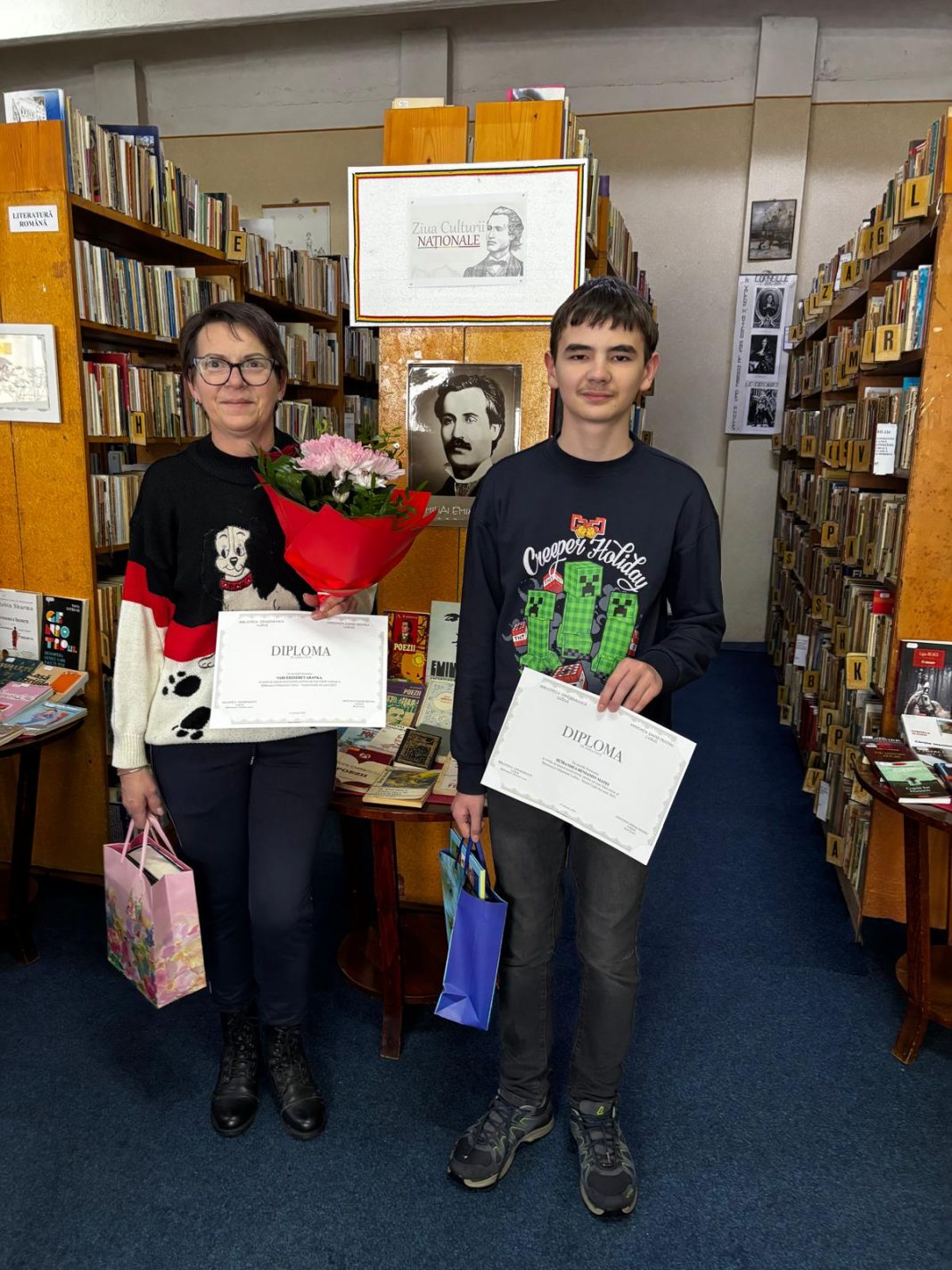 De Ziua Culturii Naționale, Biblioteca Orășenească Luduș și Asociația Șanse Pentru Luduș au premiat cei mai fideli cititori din 2025