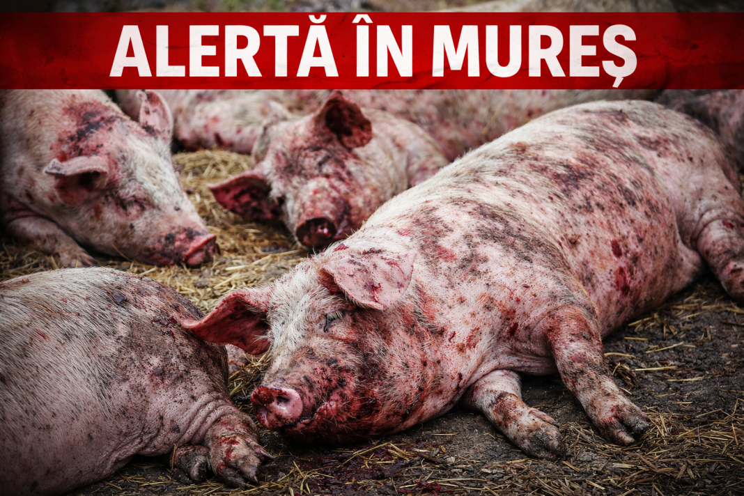 ALERTĂ GRAVĂ în județul Mureș! Focar de pestă porcină africană confirmat la Târgu Mureș