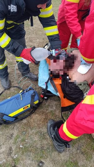 La un pas de moarte, după ce a căzut în Mureș La un pas de moarte, după ce a căzut în Mureș