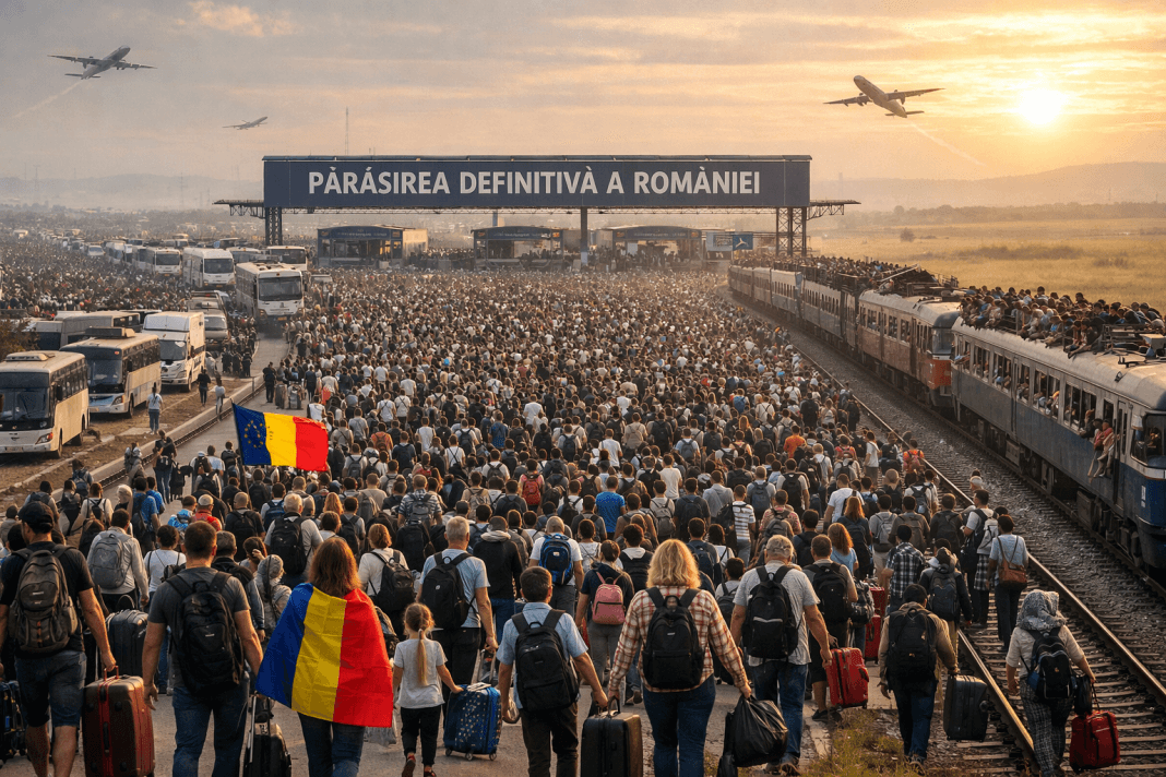 ROMÂNIA SE GOLEȘTE ÎNCET, DAR SIGUR: Peste 4 MILIOANE de oameni dispăruți din statistică în doar 35 de ani ROMÂNIA SE GOLEȘTE ÎNCET, DAR SIGUR: Peste 4 MILIOANE de oameni dispăruți din statistică în doar 35 de ani