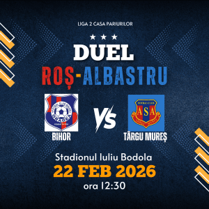 Duel roș-albastru – ASA merge în Bihor să ia toate punctele Duel roș-albastru – ASA merge în Bihor să ia toate punctele