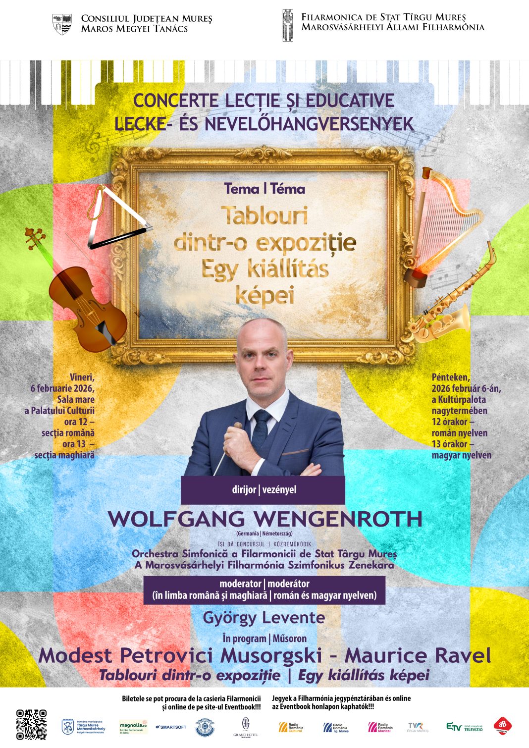 Programul Filarmonicii de Stat Mureș | 2–8 februarie 2026