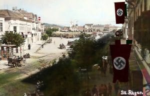 Reghinul sub simbolul fricii: imagine rară din anii ocupației horthysto-naziste Reghinul sub simbolul fricii: imagine rară din anii ocupației horthysto-naziste