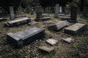 ȘOCANT la Reghin! Morminte răsturnate în Cimitirul Evreiesc – poliția caută vinovații ȘOCANT la Reghin! Morminte răsturnate în Cimitirul Evreiesc – poliția caută vinovații