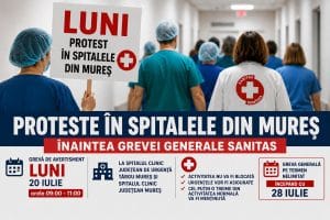 Proteste în spitalele din Mureș! Sanitas anunță grevă de avertisment, iar greva generală bate la ușă Proteste în spitalele din Mureș! Sanitas anunță grevă de avertisment, iar greva generală bate la ușă
