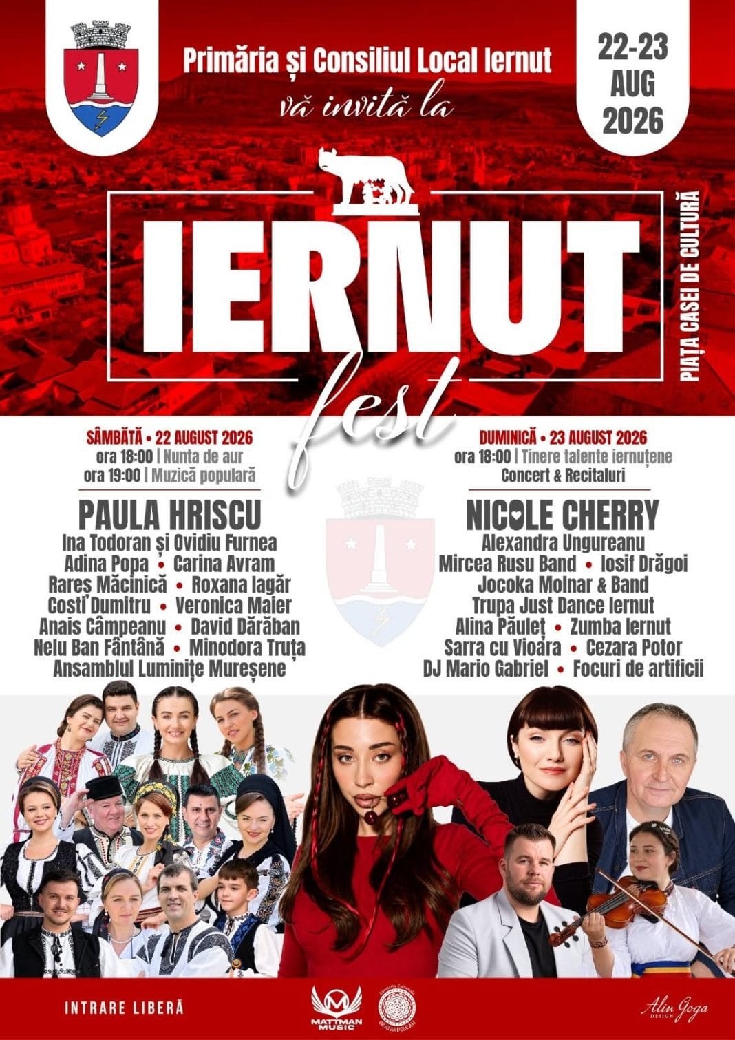 773981801_122208600188592465_2805564591148422810_n Iernut Fest 2026 are loc pe 22-23 august, cu Paula Hriscu, Nicole Cherry, artiști locali, tradiții și focuri de artificii.