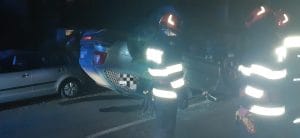 IMPACT NOCTURN ÎN CRIȘ! O FEMEIE, LA SPITAL Accident Criș Mureș